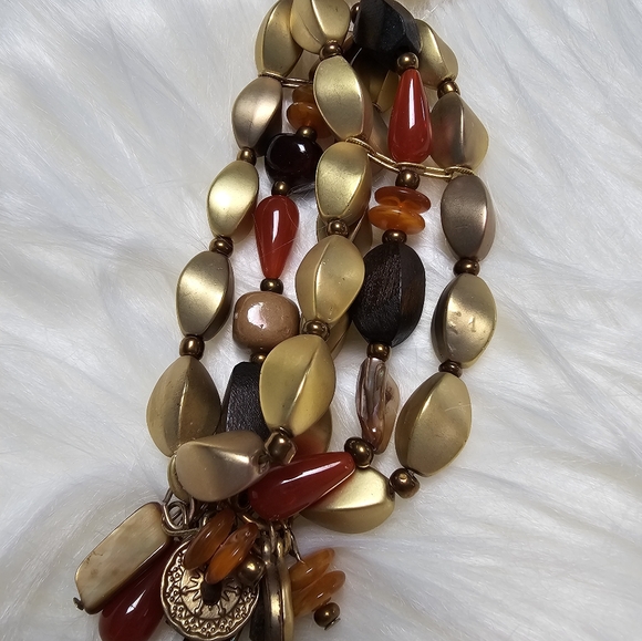 Sonoma Gold and Brown Artisanal Bracelet - Picture 3 of 3